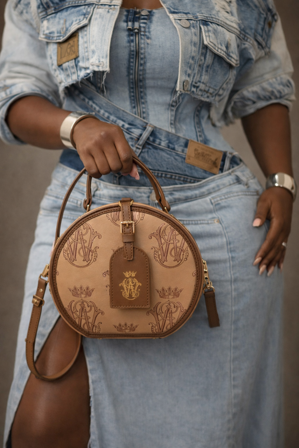 Boss Babe                        genuine leather handbag